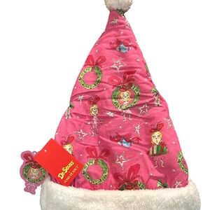 Dr. Seuss Cindy Lou Pink Holiday Hat for adults by Posh Peanut